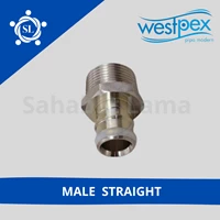 Fitting Copper Male Straight Westpex Pex 20mm x 1/2 (C S20 0 1/2M)